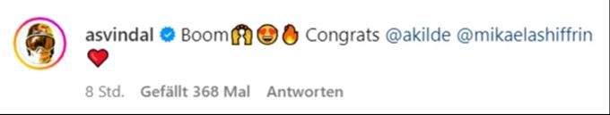 Auch andere ehemalige und aktuelle Ski-Cracks tun es ihm gleich. So etwa Aksel Lund Svindal ...