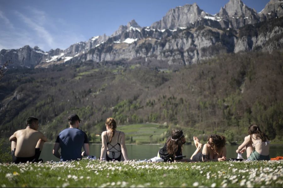 In der Schweiz wird es am Wochenende sommerlich warm.