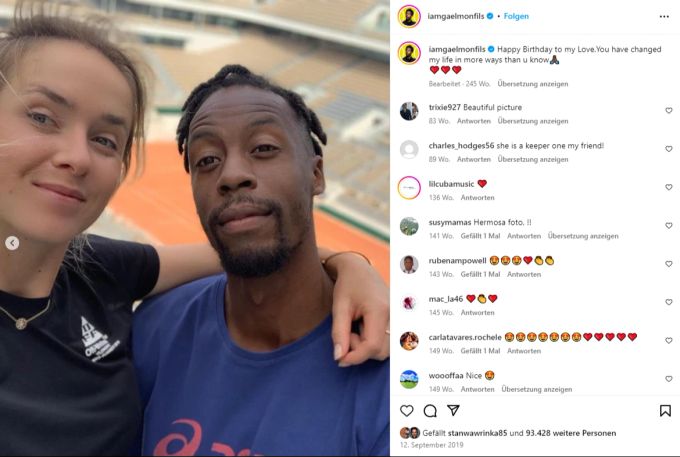 «Du hast mein Leben verändert», schreibt Gaël Monfils. french open