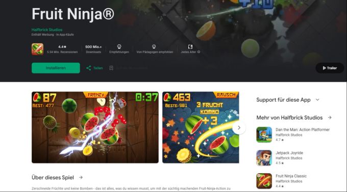 Die Inspiration stamme vom Game «Fruit Ninja», betont SRF. ninja