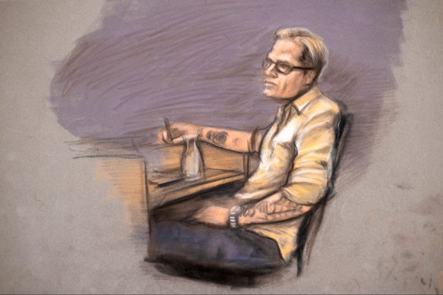 Marius Borg Høiby steht vor Gericht und zeichnet dort fast ständig.