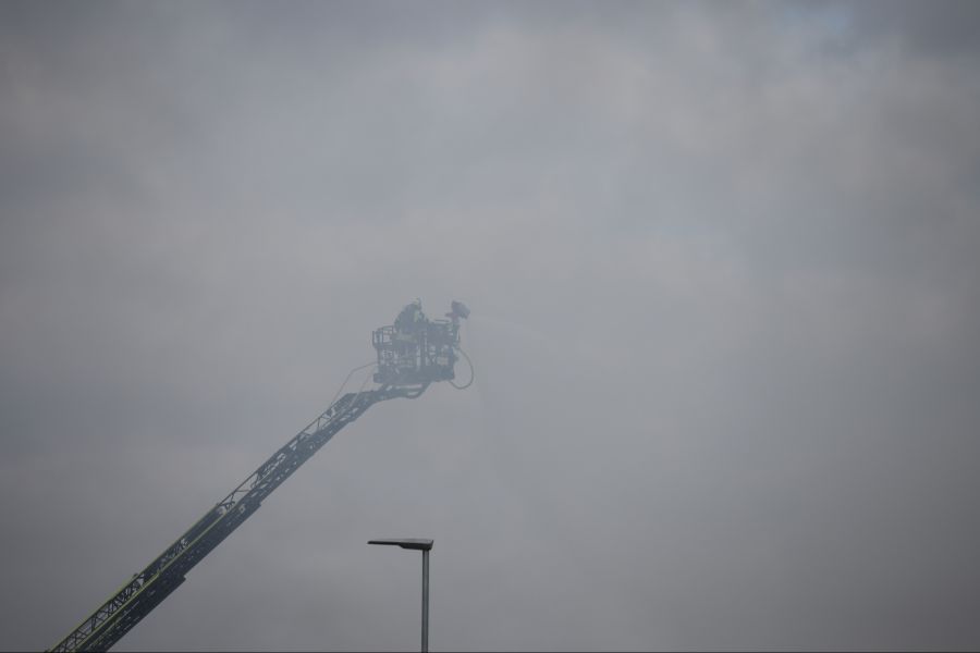 Im deutschen Kehl brannte es in der Nacht auf Sonntag in einer Disco.