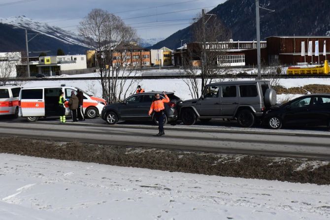 Samedan Auffahrunfall