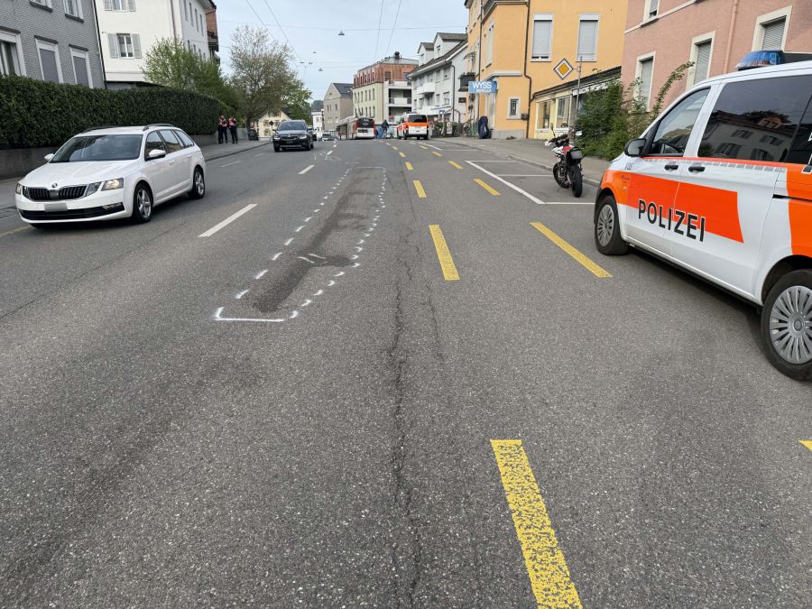 Unfallstell St. Gallen