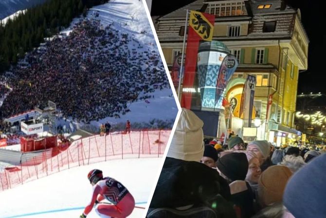 Lauberhorn Gedränge