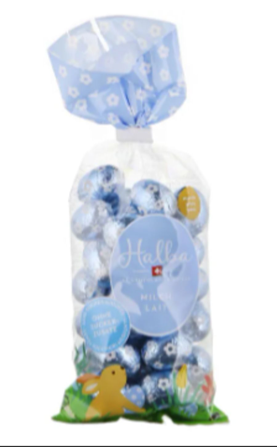 ... und Schoggieier ohne Zuckerzusatz an.