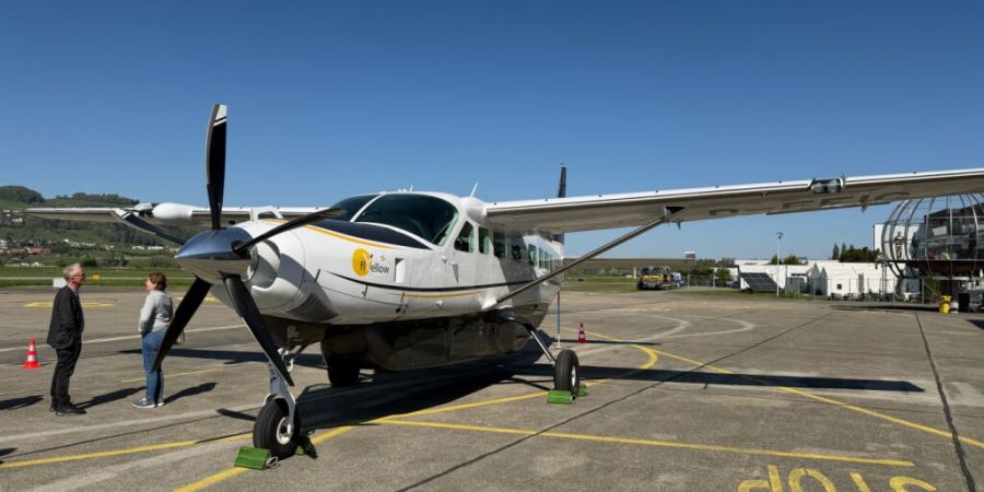 Diese Cessna soll ab Juni Bern-Belp dreimal wöchentlich mit München verbinden.