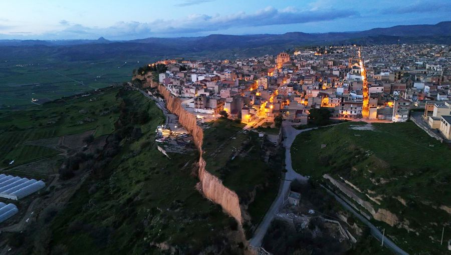 Niscemi Erdrutsch Sizilien