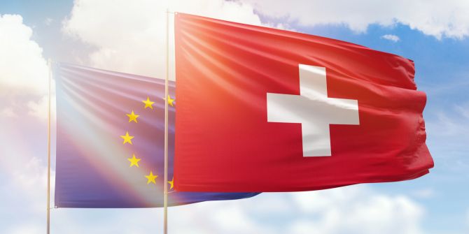 Europa Flagge Fahne Schweiz