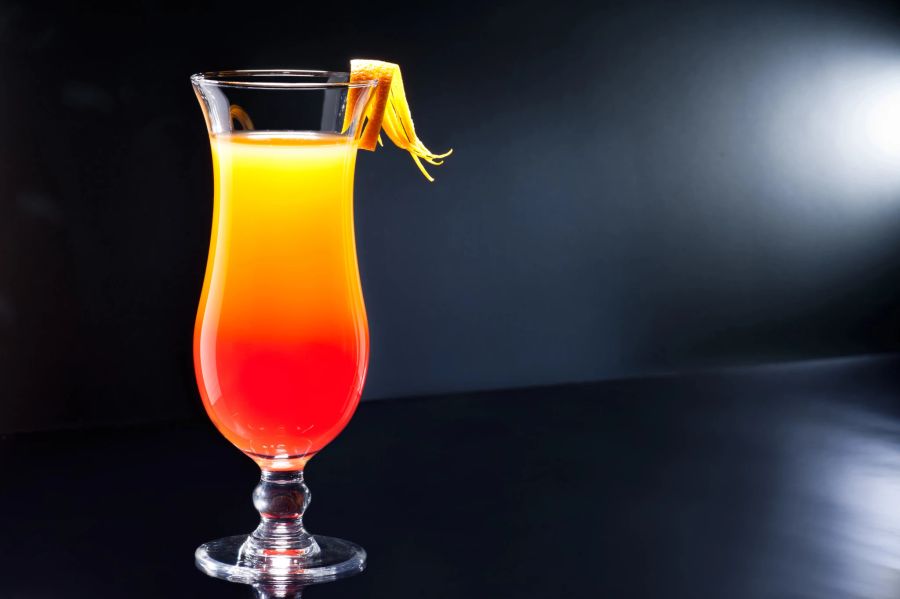 Nahaufnahme Tequila Sunrise Cocktail