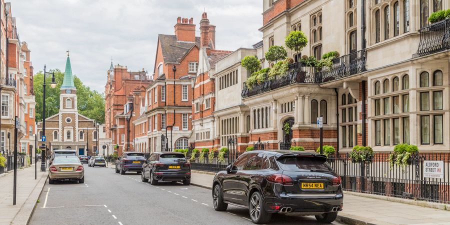 Ein typischer Anblick in Mayfair.