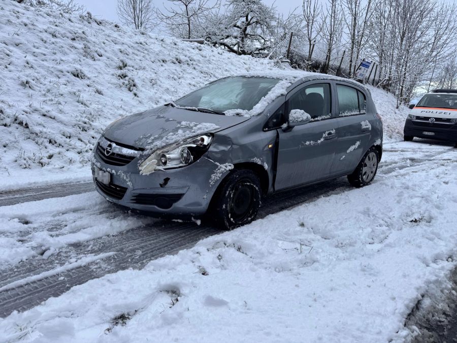 Schaden am zweiten Fahrzeug.