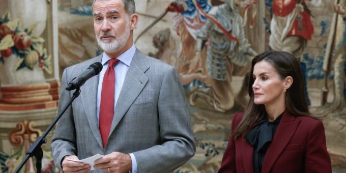 König Felipe und Königin Letizia erstrahlen in neuem Glanz. (Archivbild) Felipe Letizia
