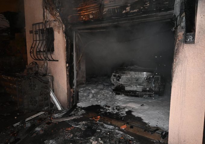 Beim Brand entstand ein Sachschaden. Sachschaden