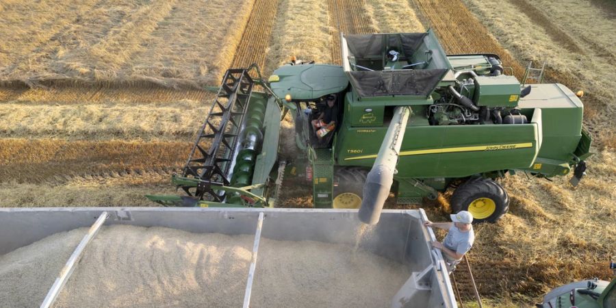 Häcksler Landwirtschaft Unfall Bauern