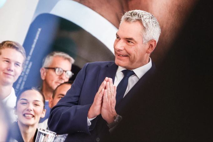 Karl Nehammer bei einer Veranstaltung (Archivbild) Karl Nehammer
