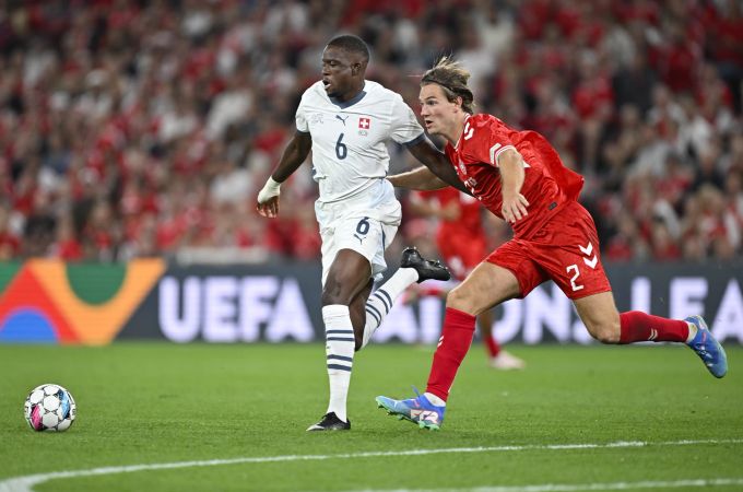 Gegen Dänemark wird Denis Zakaria eingewechselt. Schweizer Nati