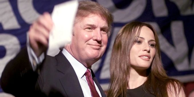 Melania und Donald Trump, ein Jahr nachdem sie sich kennenlernten. (Archivbild) Melania Trump Donald
