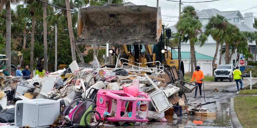 Erst vor rund anderthalb Wochen war Hurrikan «Helene» in Florida auf Land getroffen und hatte dort Tote und Schäden hinterlassen.