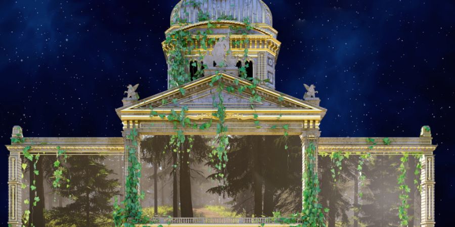 Bald wagt sich ein Igel vors Bundeshaus - jedenfalls in der virtuellen Welt. (Visualisierung der Veranstalter)