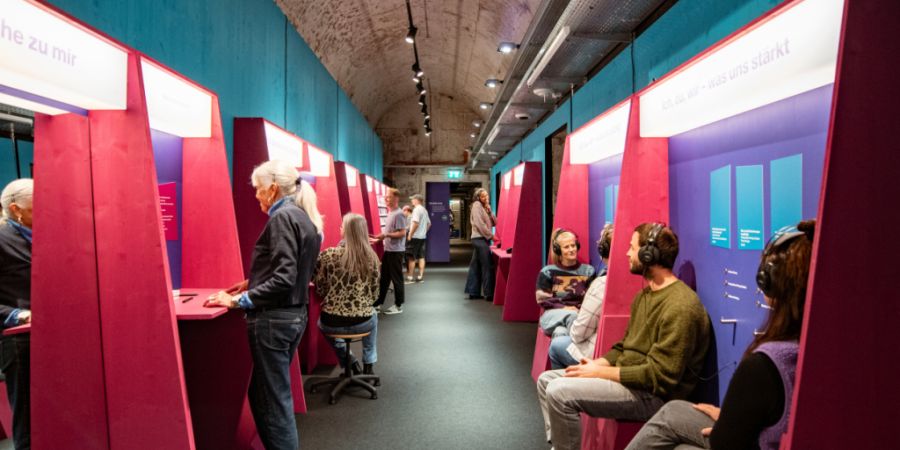Die Ausstellung im Berner Generationenhaus will aufzeigen, dass Stress nicht nur ein persönliches Problem ist.