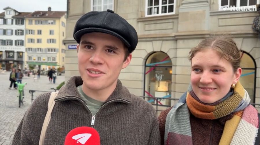Emanuel und Clara (beide 19) würden dies grundsätzlich begrüssen.