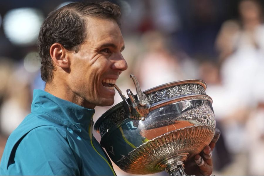 Rafael Nadal hat an den French Open seit 2004 unglaubliche 14 Titel gewonnen.