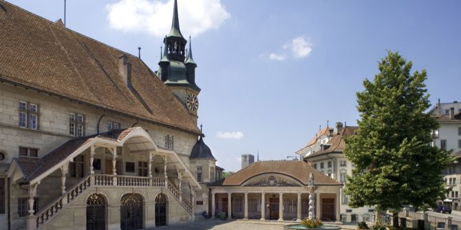 Rathaus der Stadt Freiburg Kantonsparlament