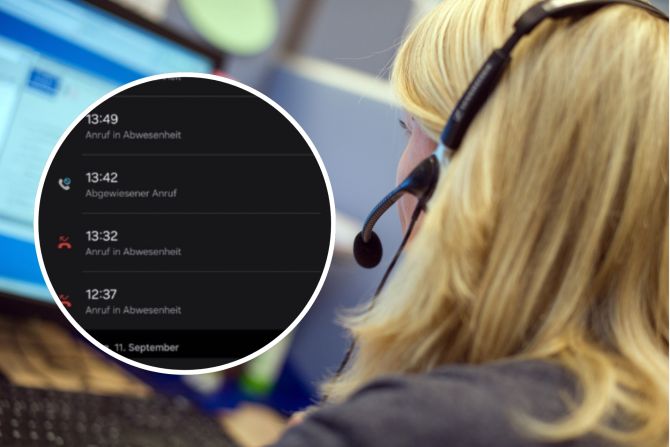 Anruf-Terror Callcenter