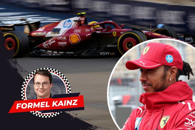 Ferrari Lewis Hamilton Aserbaidschan