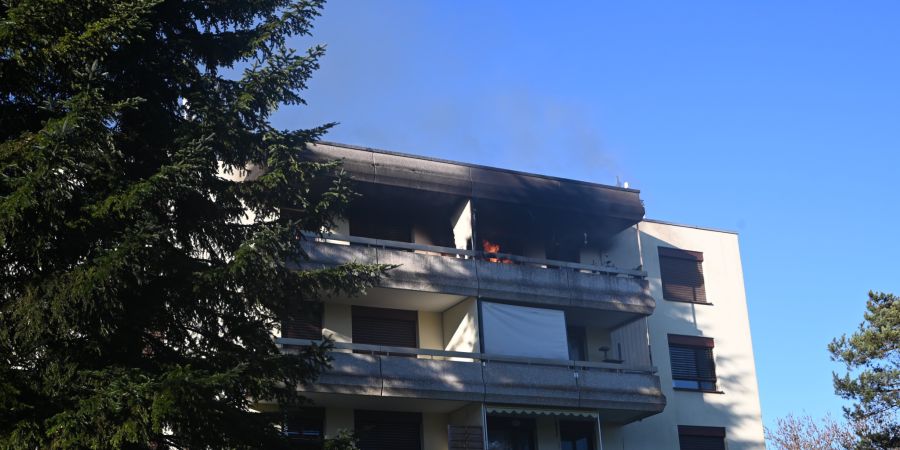 Balkonbrand Niederuzwil