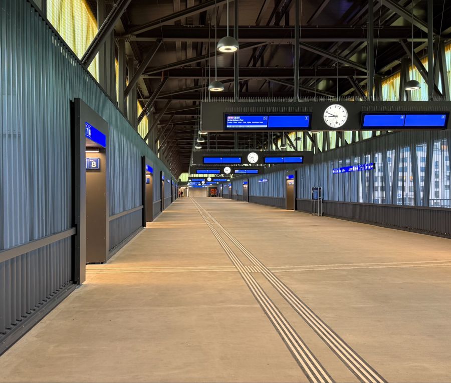 Ein Schnappschuss von vor einer Woche: gähnende Leere.