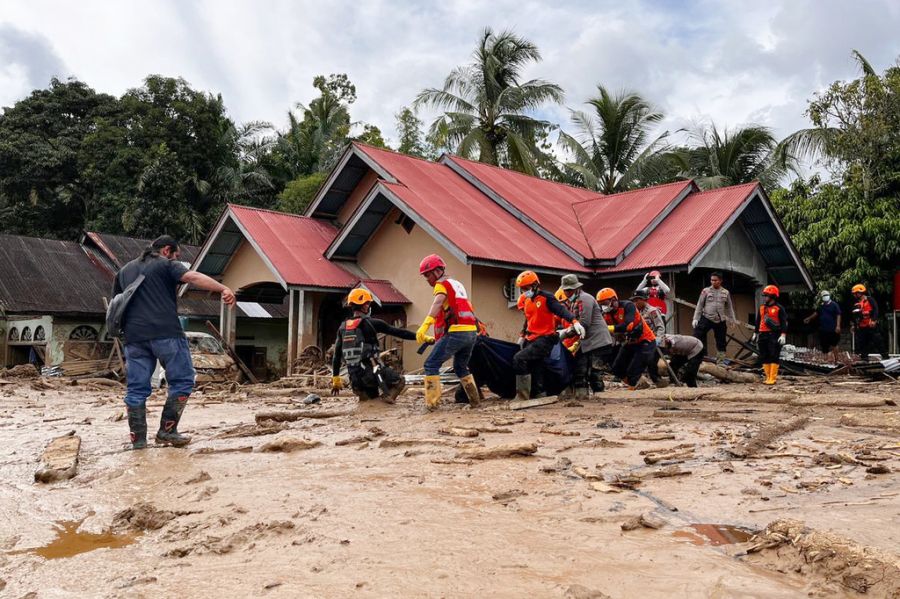 Am stärksten betroffen von den Flutkatastrophen in Südostasien ist die indonesische Insel Sumatra.