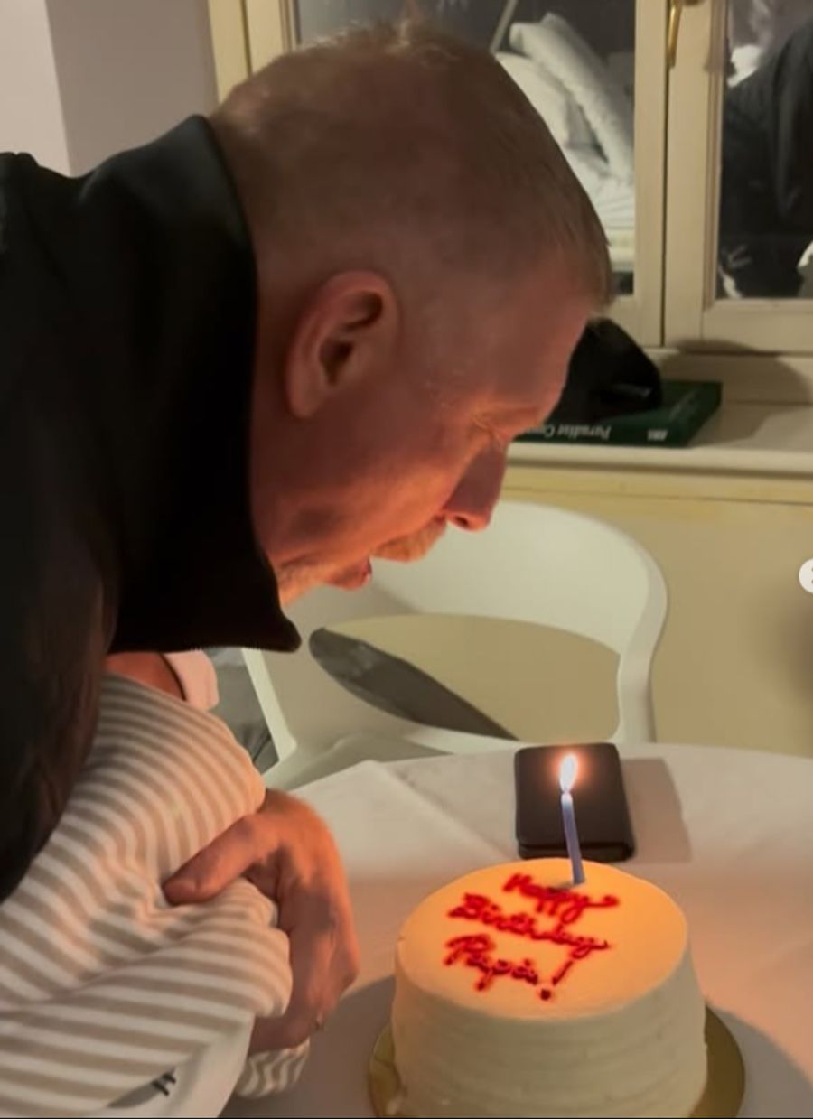 Töchterchen Zoë kam einen Tag vor Boris Beckers Geburtstag zur Welt.