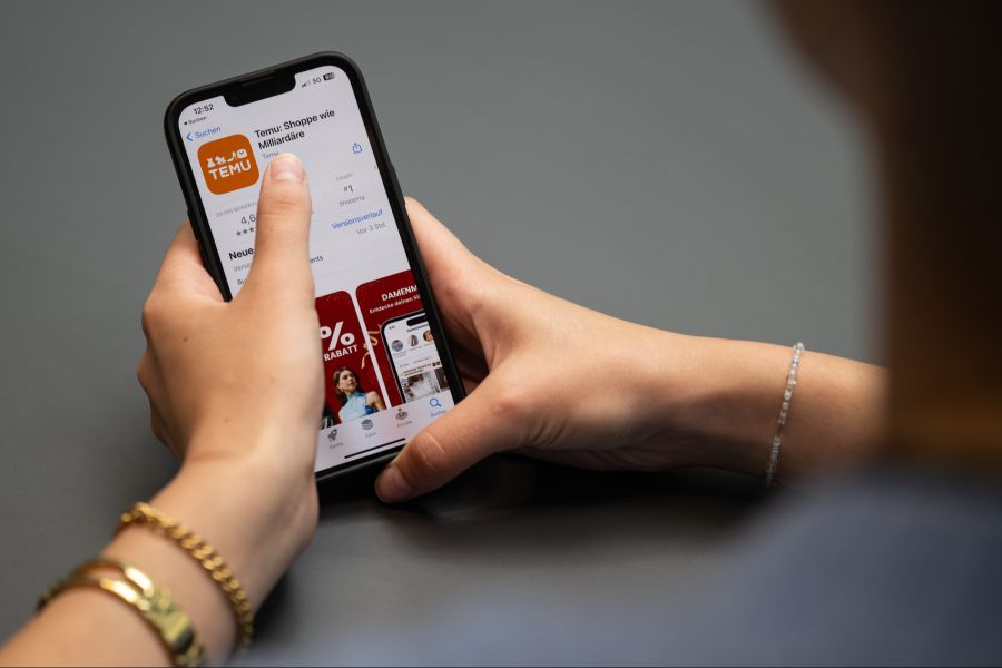 Auf der chinesischen Handelsplattform Temu sind immer mehr Schweizer Unternehmen zu finden. (Archivbild)