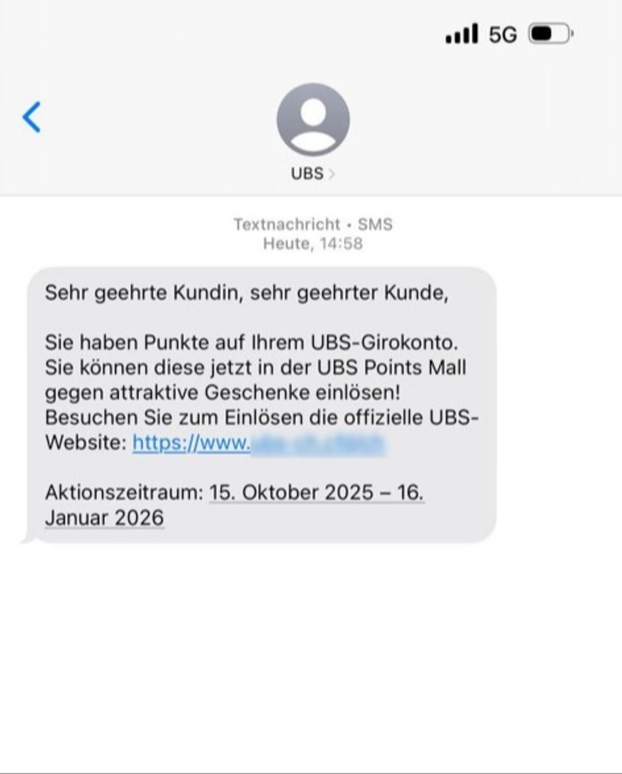 Durch den SMS-Blaster konnten Phishing Nachrichten verschickt werden.