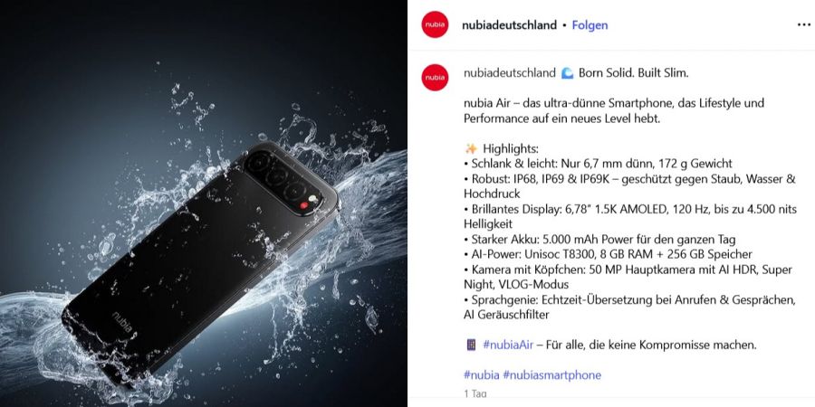 nubia air