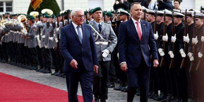 Frank-Walter Steinmeier und Karol Nawrocki