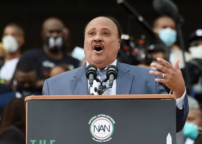 Martin Luther King III spricht während des 57. Jahrestages der «I Have A Dream»-Rede von Martin Luther King. Nach Tod von George Floyd: «Marsch auf Washington»