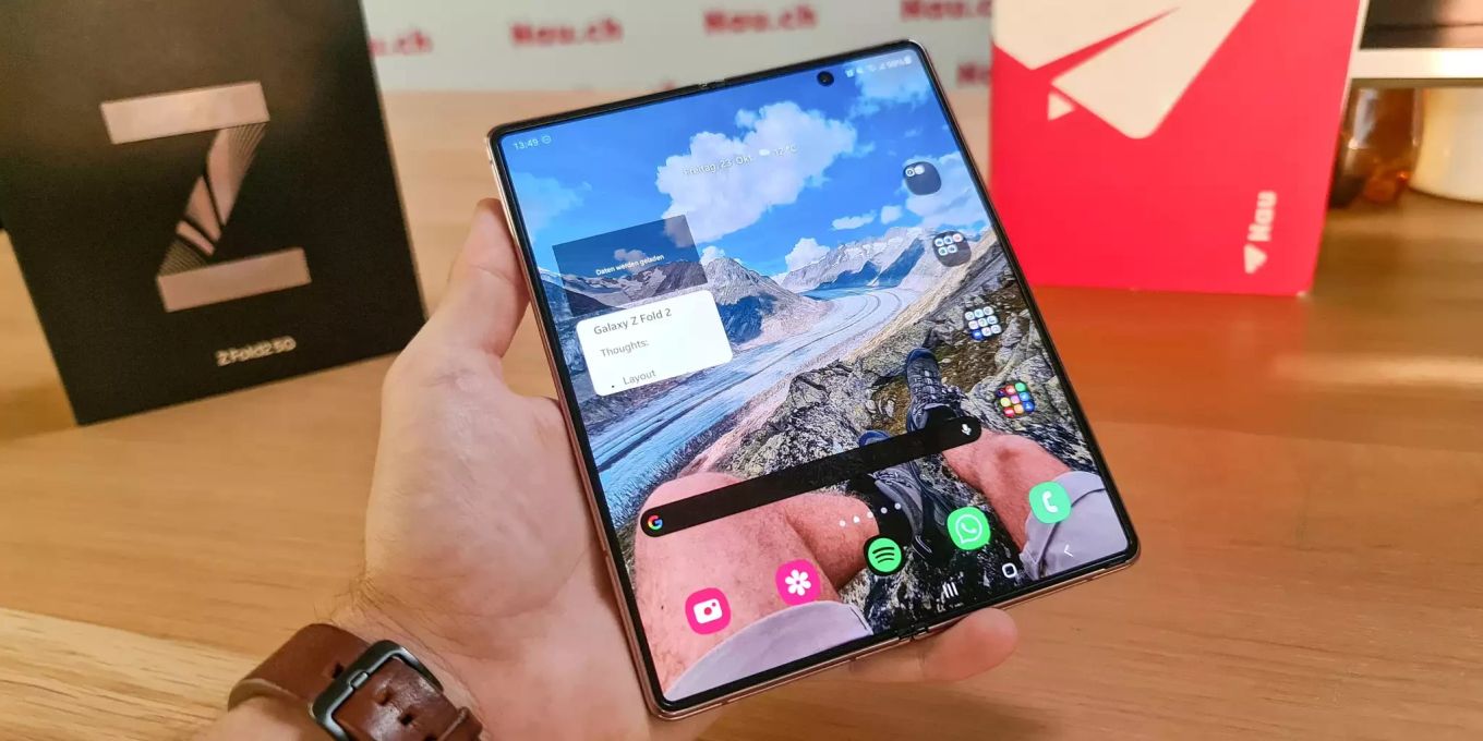 Samsung Galaxy Z Fold 2 5g Das Falthandy Im Test