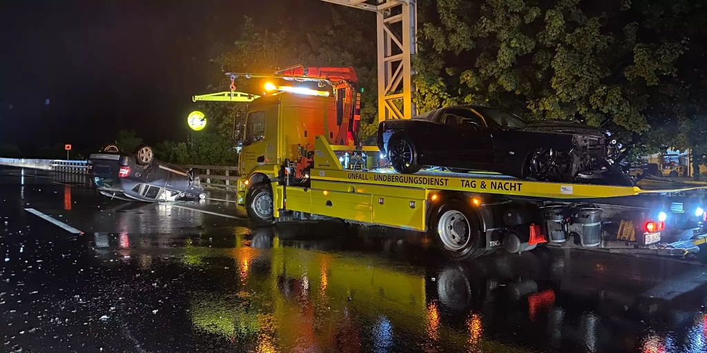 Kanton Zug: Ereignisreicher Abend Auf Zuger Autobahnen