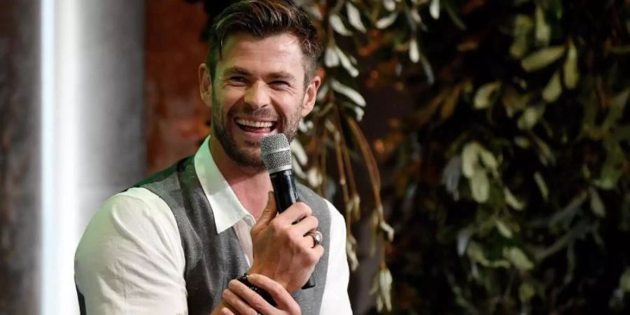 Das Wasser ist sein Element: Chris Hemsworth. Foto: Bianca De Marchi/AAP/dpa