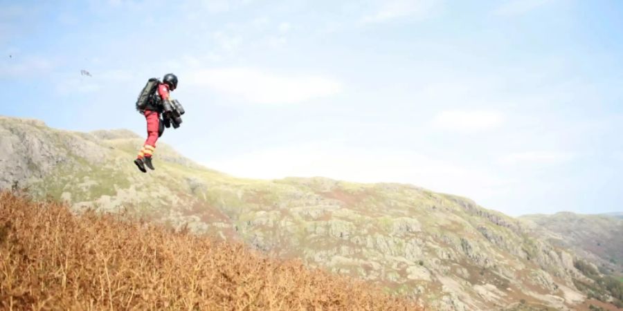 Jet-Suit-Test im Lake District