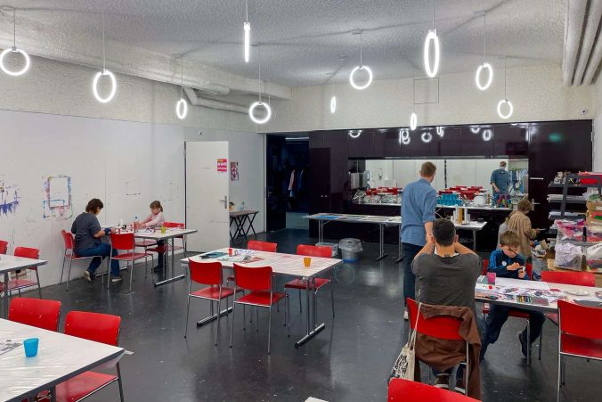 Der Atelier-Raum des Aargauer Kunsthaus.