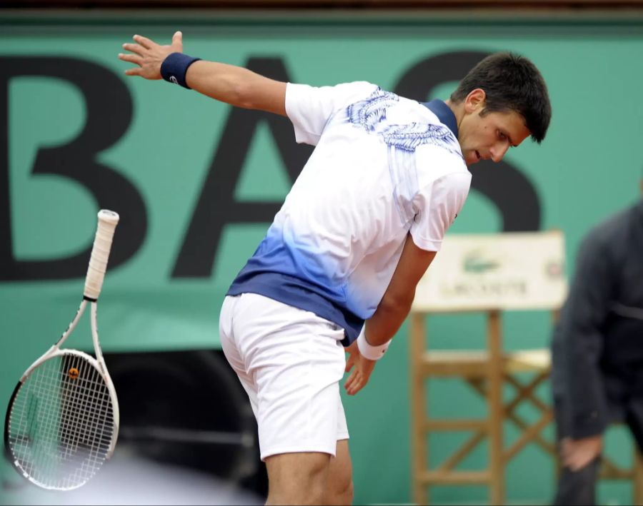 Novak Djokovic machte in seiner Karriere des Öfteren mit Ausrastern auf Tennis-Plätzen auf sich aufmerksam.