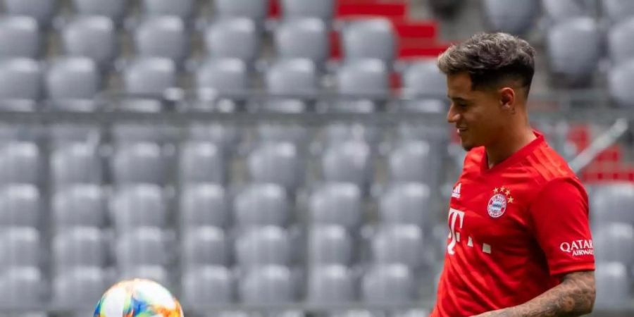 Neuer Star beim FC Bayern: Philippe Coutinho. Foto: Peter Kneffel