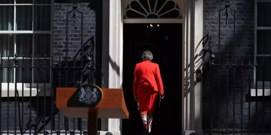 Theresa May will ihr Amt als Parteichefin am 7. Juni abgeben. Foto: Yui Mok/PA Wire