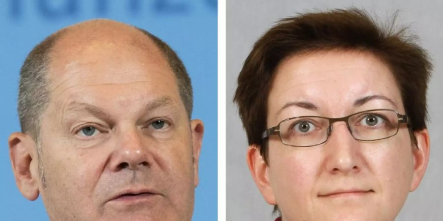 Olaf Scholz und Klara Geywitz (beide SPD)