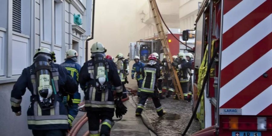 Brand in Küche