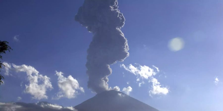 Mount Agung Vulkanausbruch